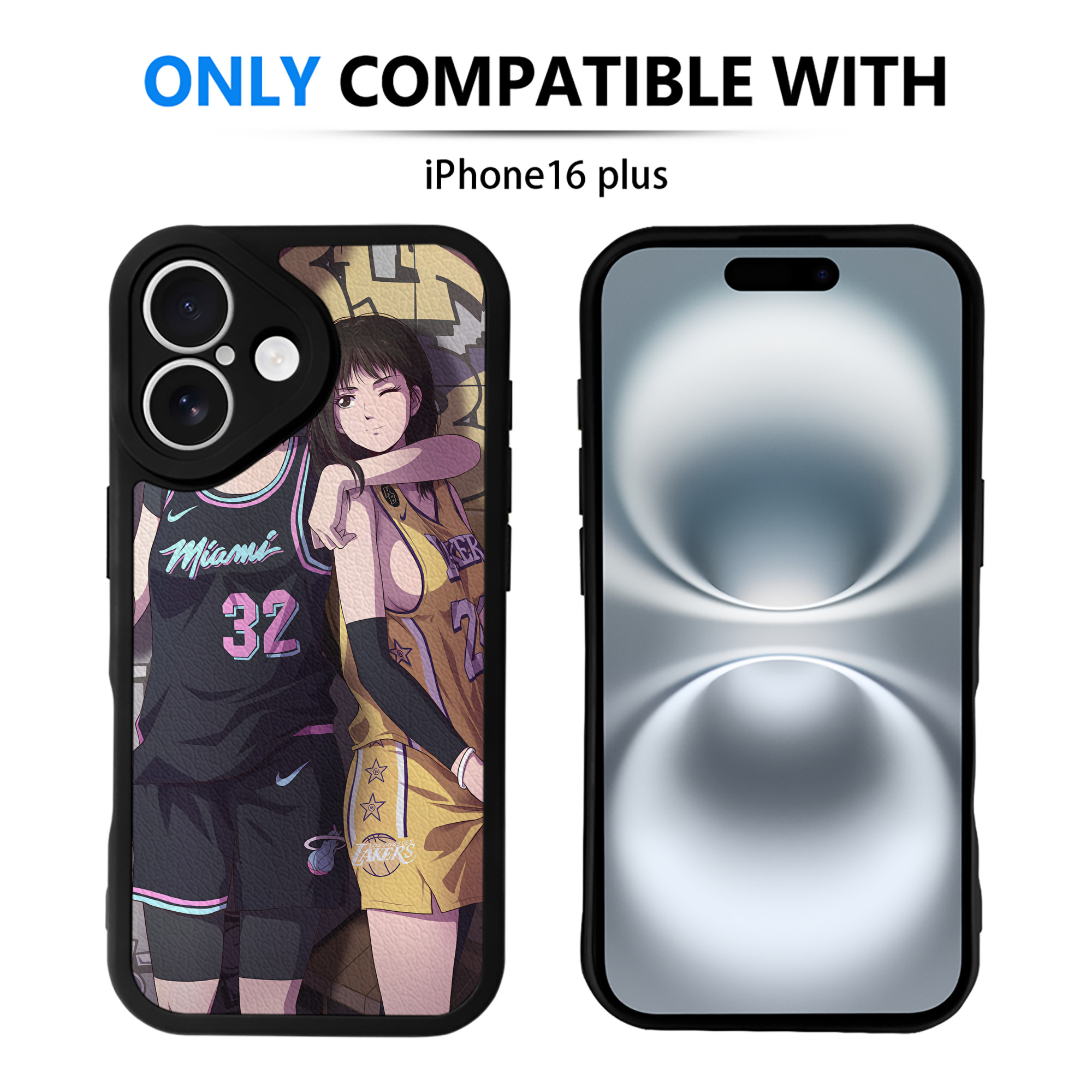 （画像用） SLAM DUNK／スラムダンク 【iPhone 16シリーズ対応】シリコンスマホケース（レザー調） 材質：シリコン